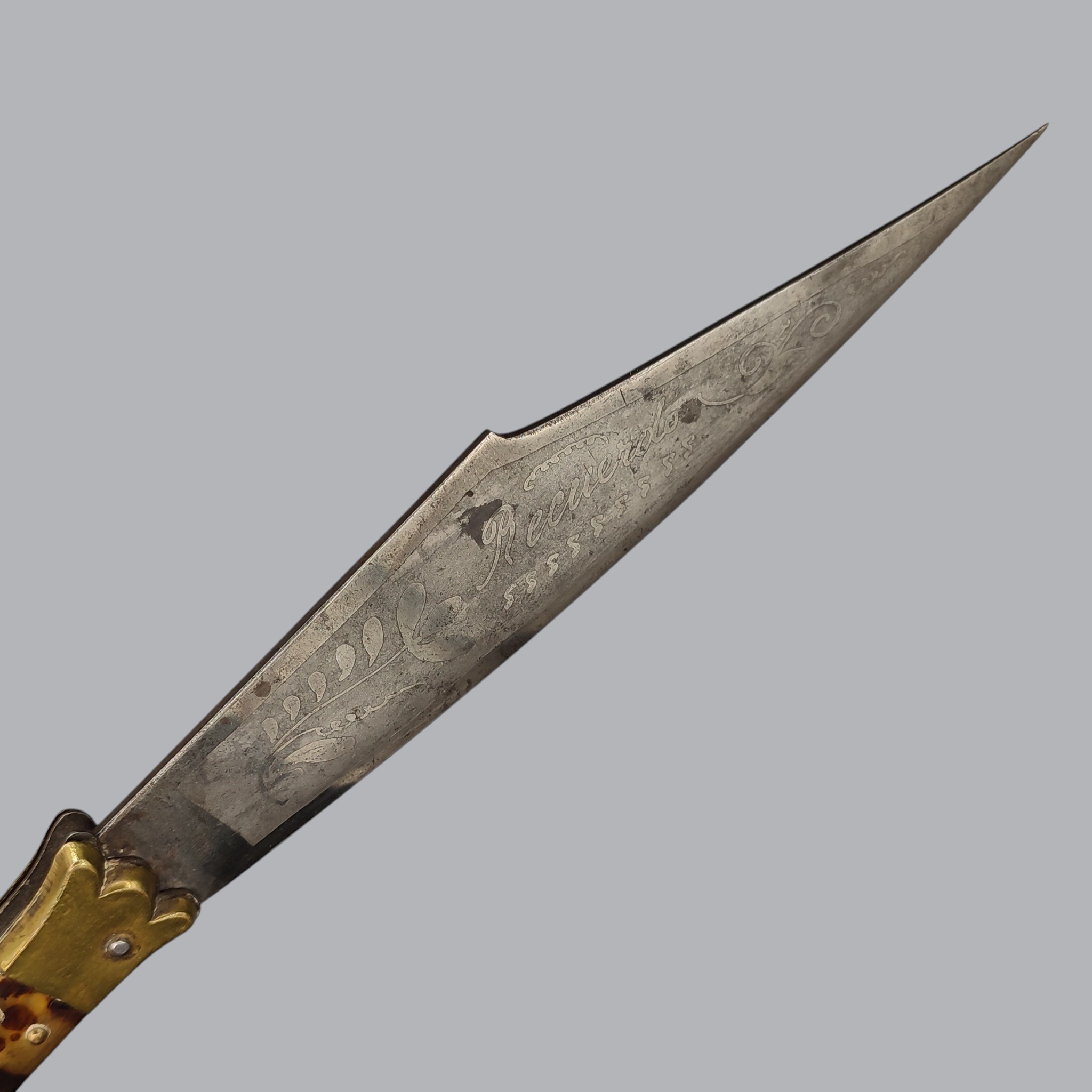 SPANISH-FRENCH RIBERON NAVAJA FOLDING KNIFE