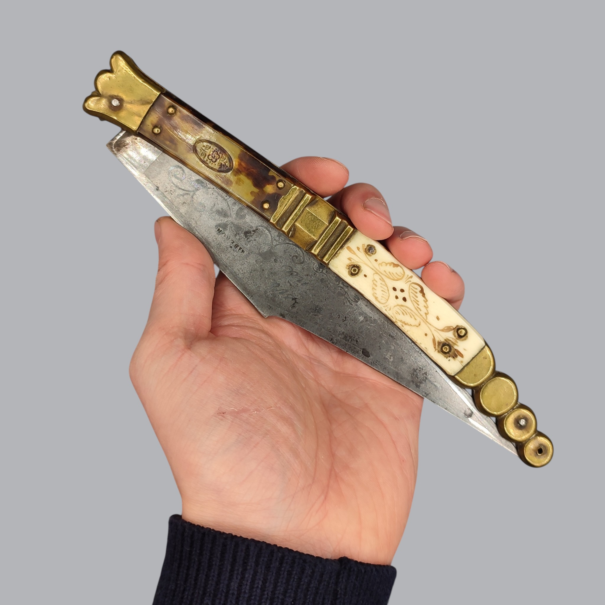 SPANISH-FRENCH RIBERON NAVAJA FOLDING KNIFE