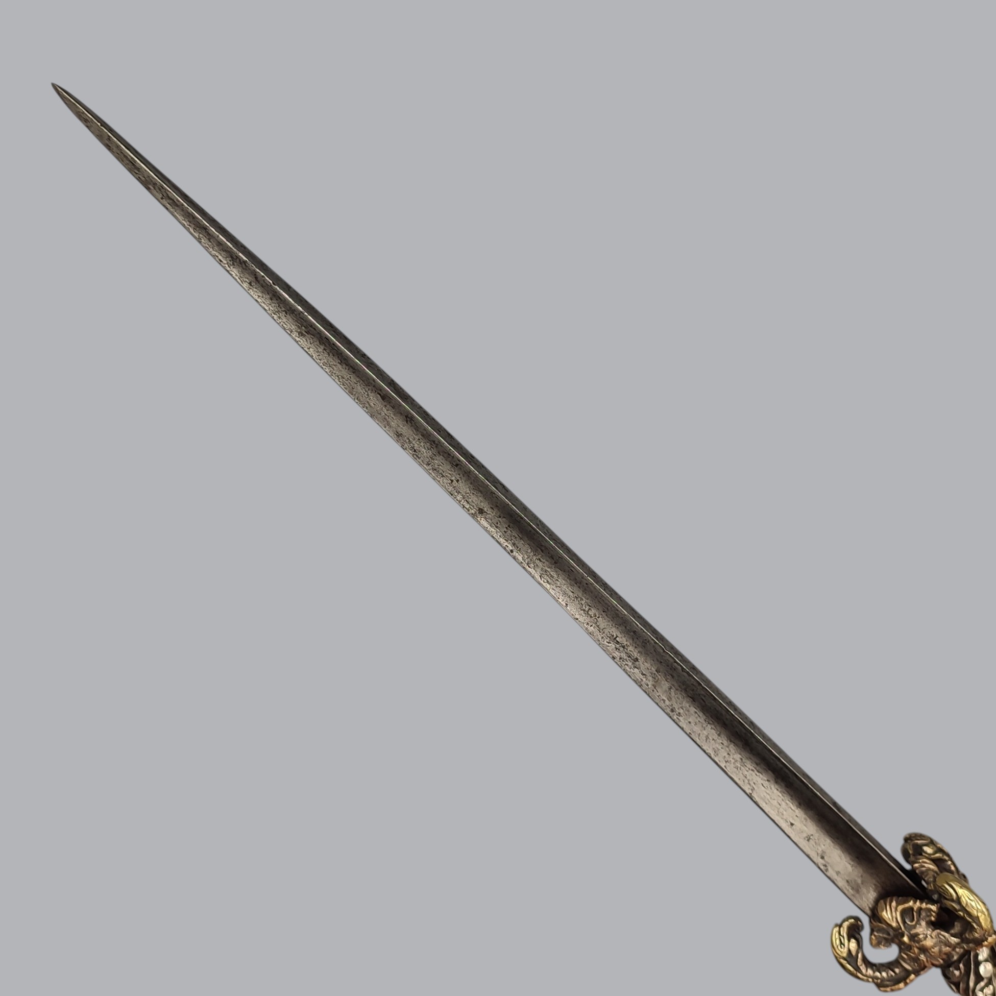 VENETIAN 1600s SILVER-HILTED DAGGER