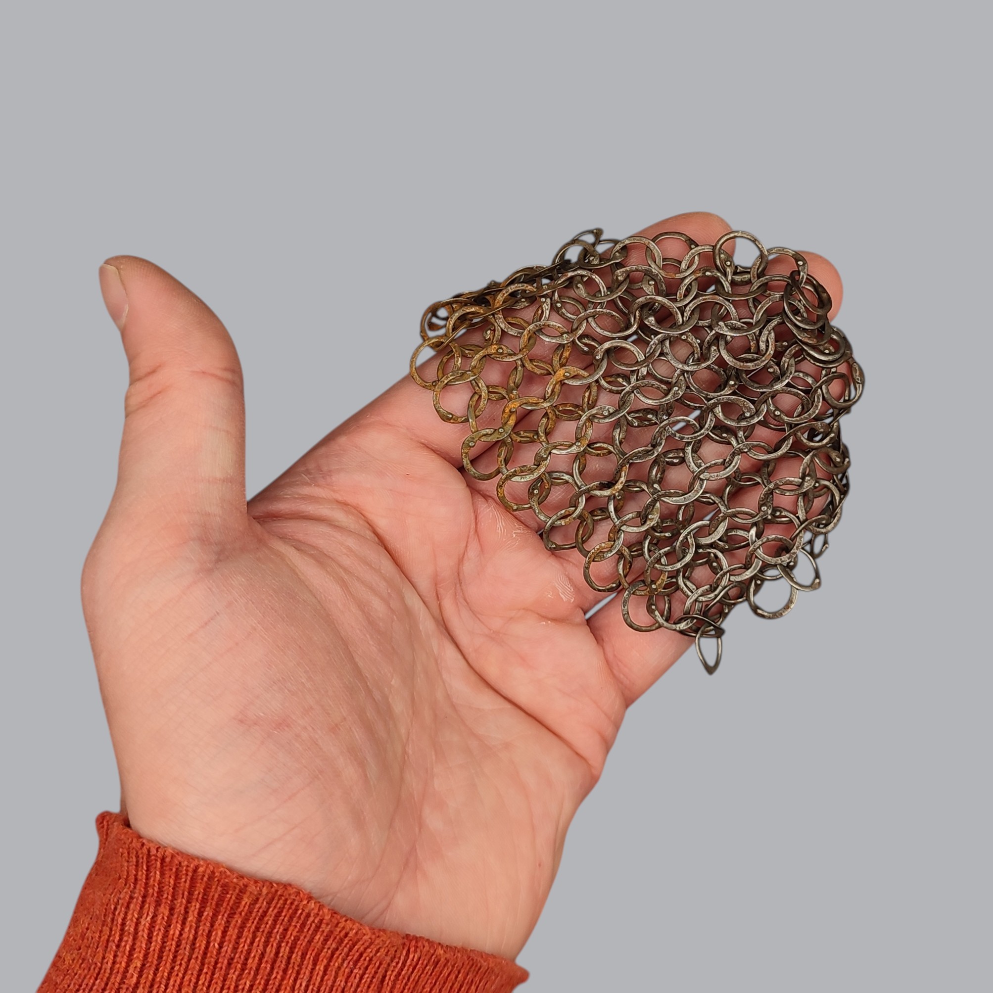 EUROPEAN 15TH CENTURY MAIL ARMOUR FRAGMENT