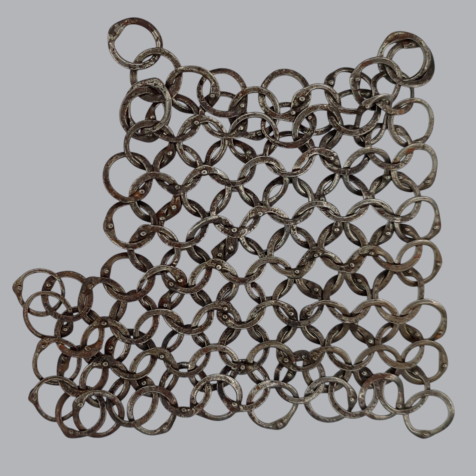 EUROPEAN 15TH CENTURY MAIL ARMOUR FRAGMENT