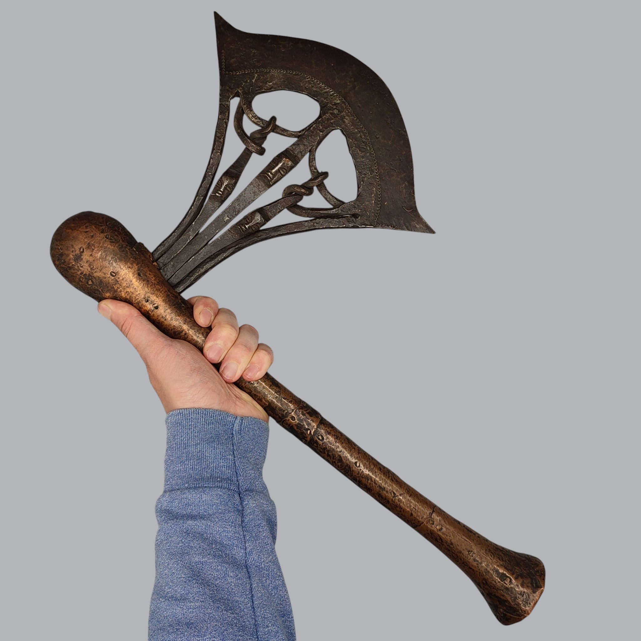 CENTRAL AFRICAN SONGYE CEREMONIAL AXE
