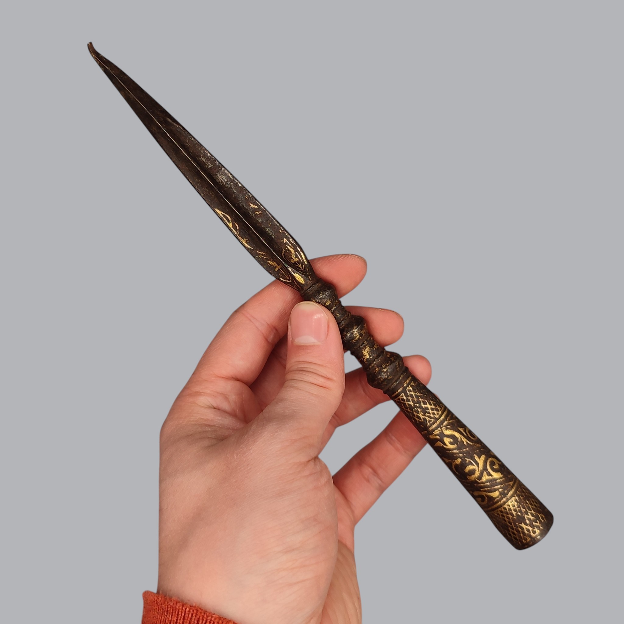 INDO-PERSIAN DJERID SPEARHEAD