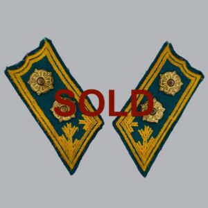FINNISH M/1936 COLLAR TABS OF A JAEGER LIEUTENANT COLONEL