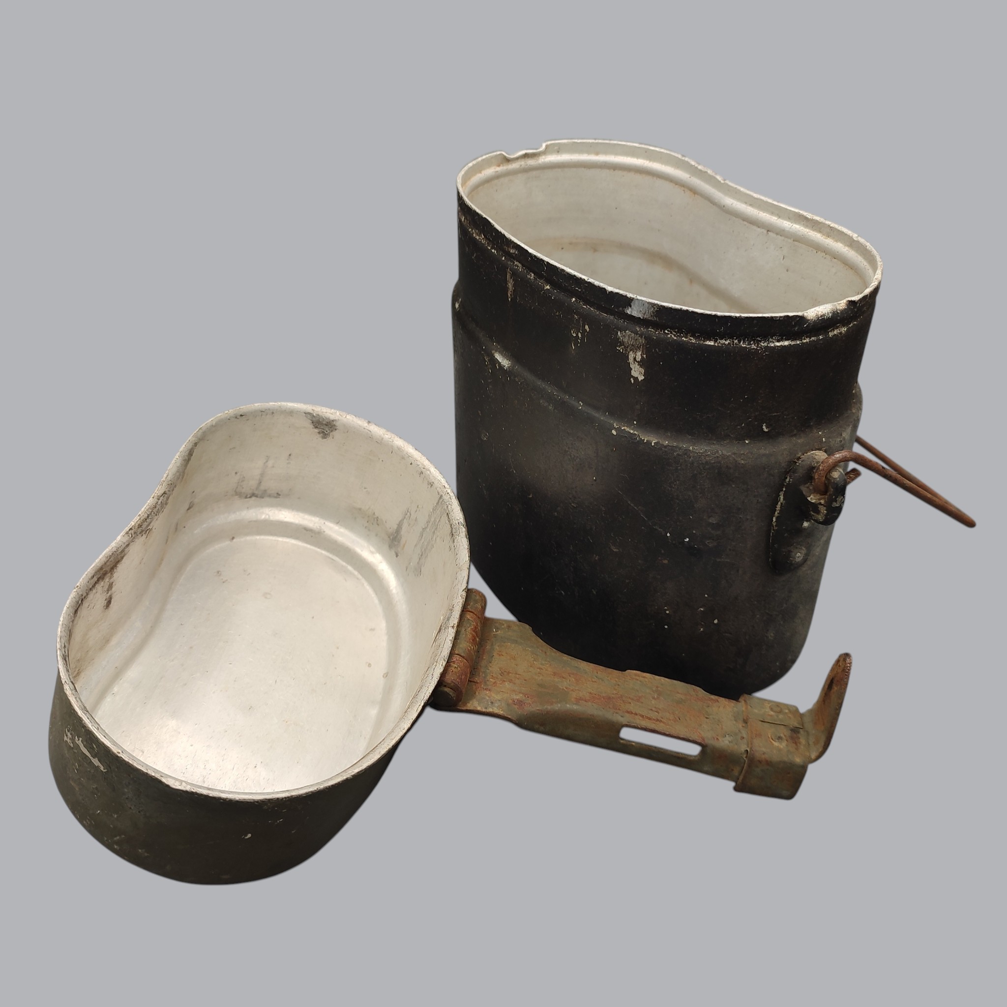 FINNISH M/1928 ALUMINUM MESS KIT DATED 1940