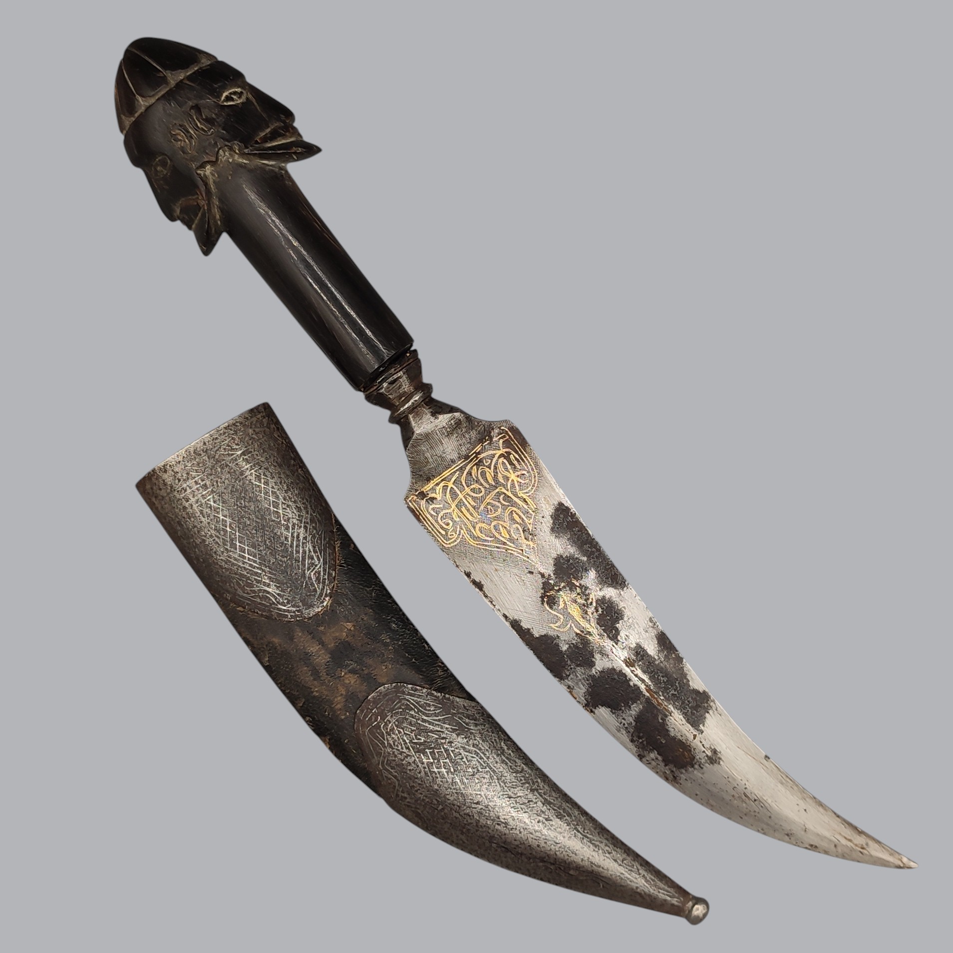 SYRIAN GILDED KHANJAR JAMBIYA DAGGER