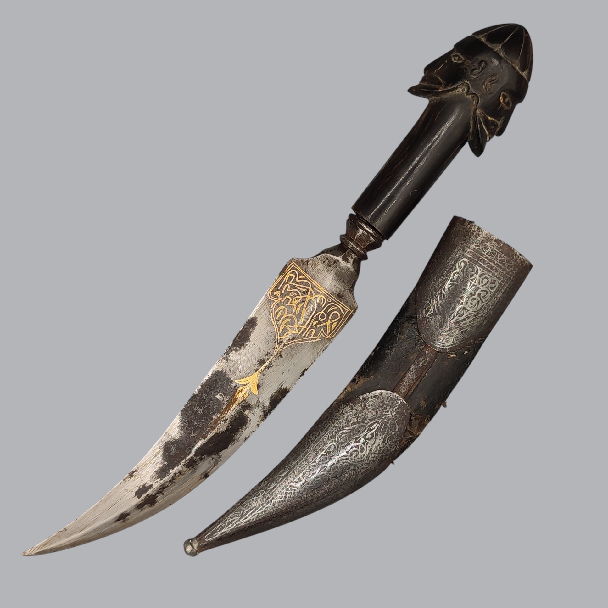 SYRIAN GILDED KHANJAR JAMBIYA DAGGER
