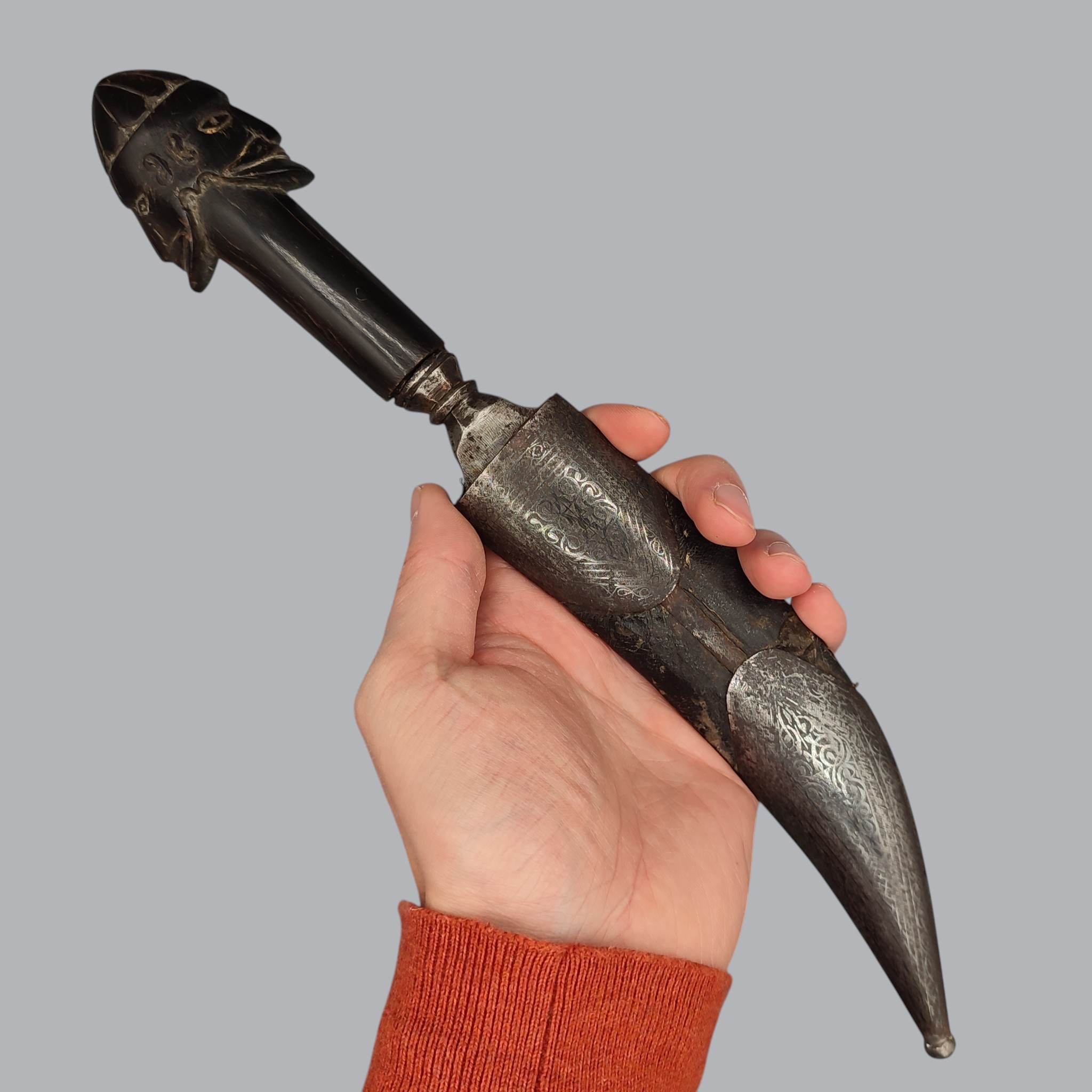 SYRIAN GILDED KHANJAR JAMBIYA DAGGER