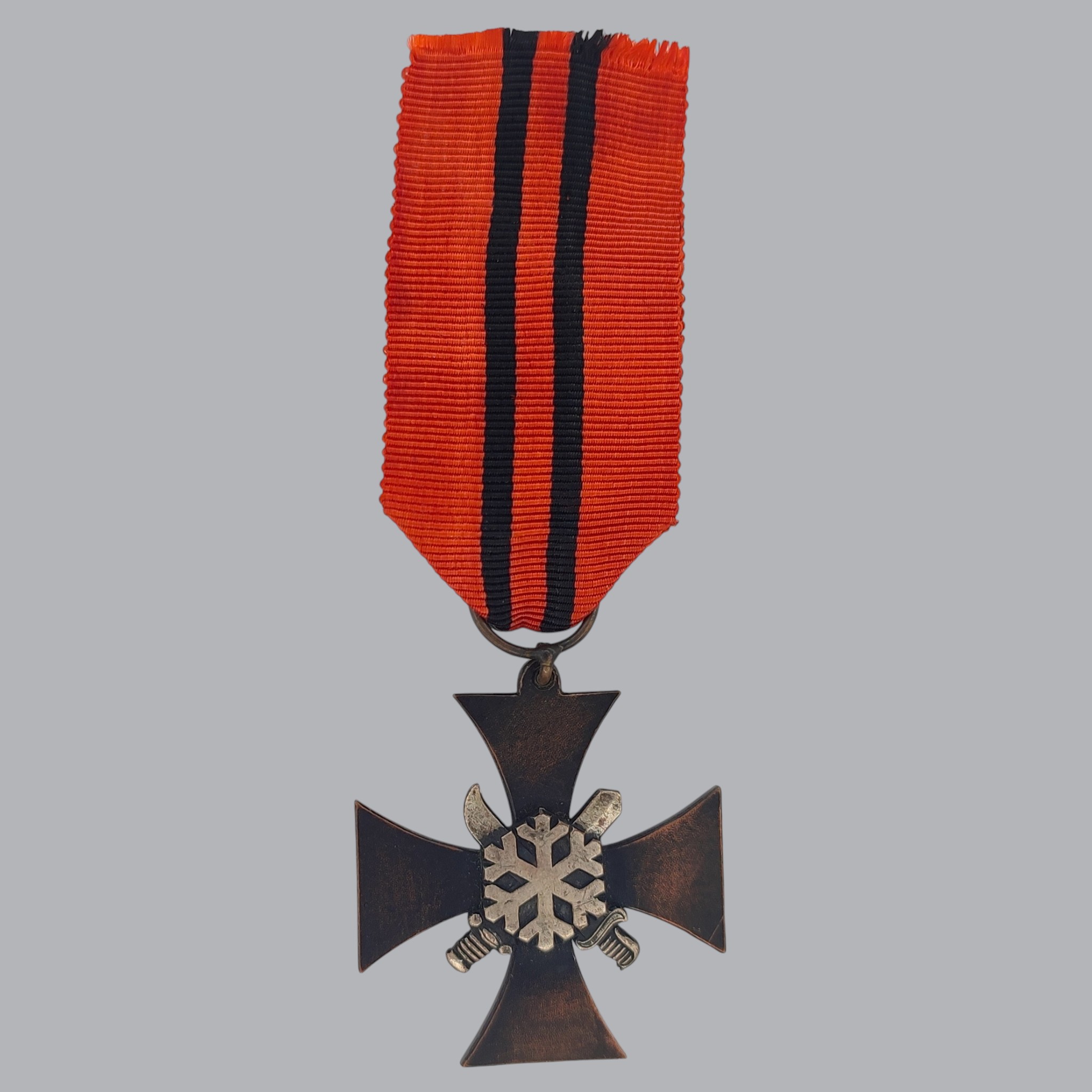 FINNISH WWII COMMEMORATIVE CROSS OF THE BATTLE OF KESKI-KANNAS