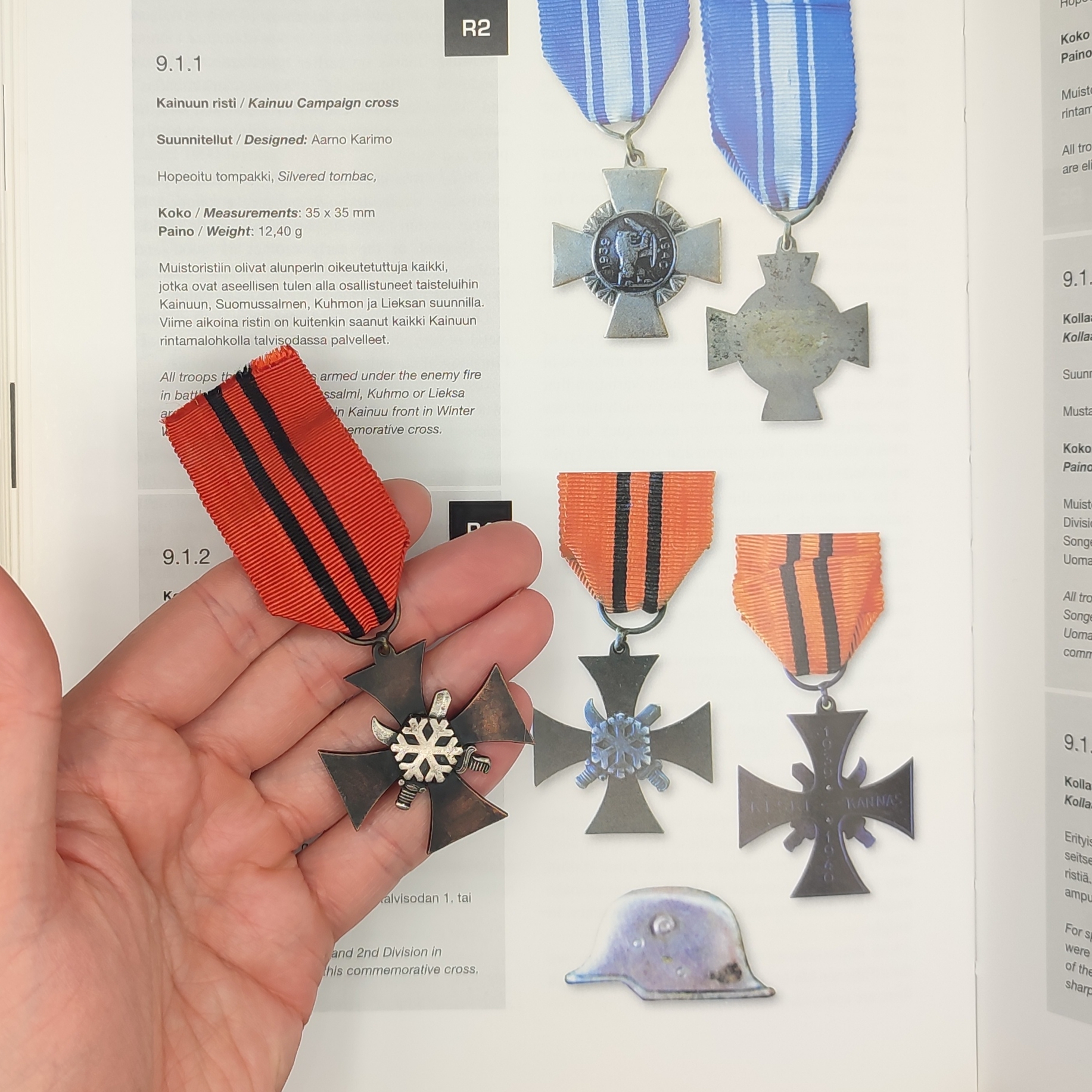 FINNISH WWII COMMEMORATIVE CROSS OF THE BATTLE OF KESKI-KANNAS