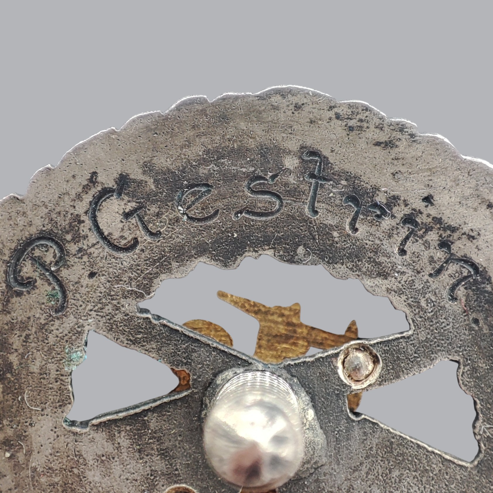 FINNISH INTER-WAR PISTOL SHOOTING SILVER BADGE