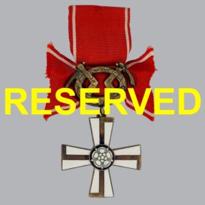 FINNISH WWII CROSS OF LIBERTY 2ND CLASS 1941 WITH SWORDS
