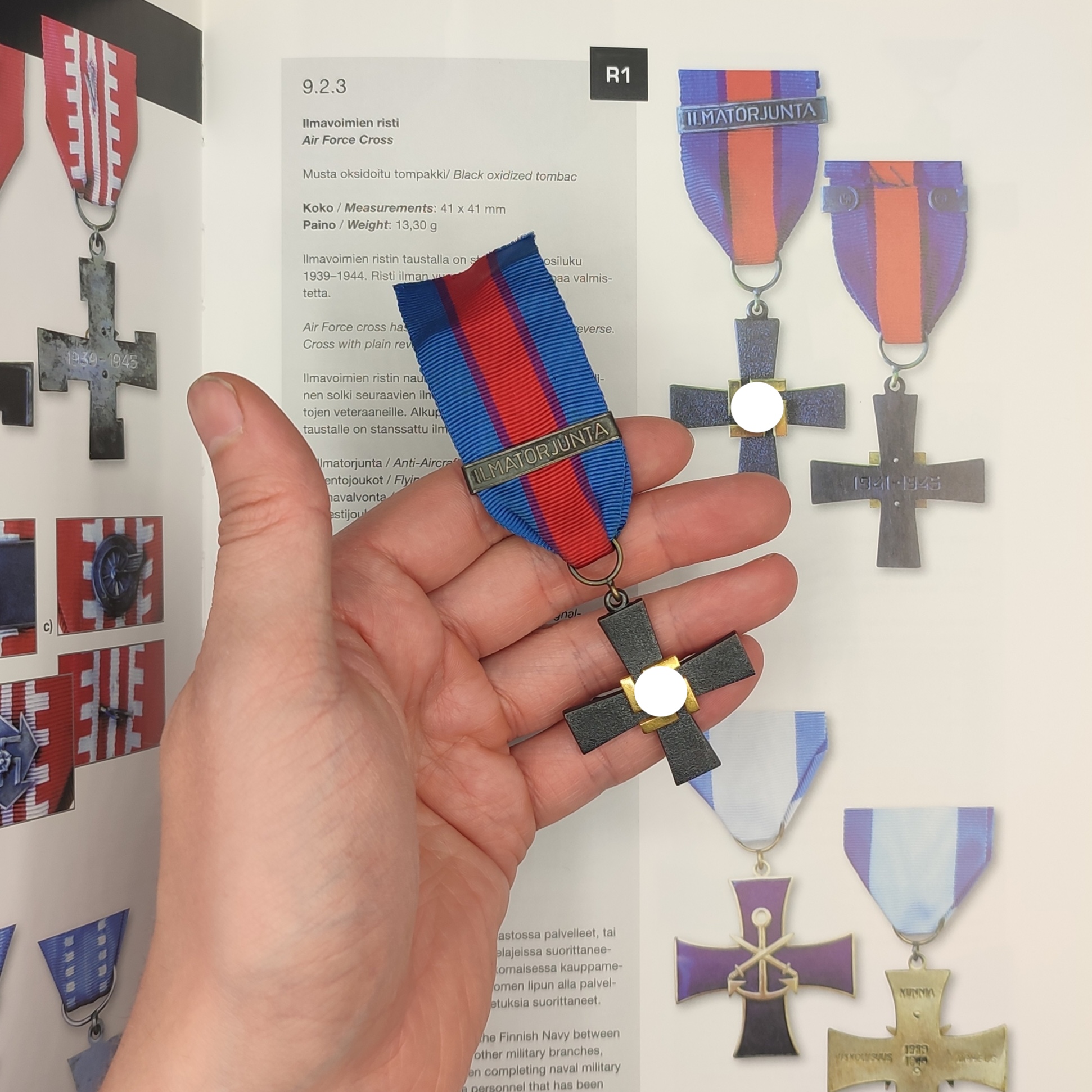 FINNISH WWII COMMEMORATIVE CROSS OF THE AIR FORCES (ILMATORJUNTA)